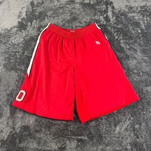 Vtg 90's Nike Team Ohio State University Basketball Shorts Red Men's L